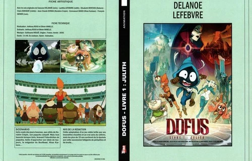 JAQUETTE DVD (seule) : DOFUS. LIVRE 1 : JULITH (ANIMATION)