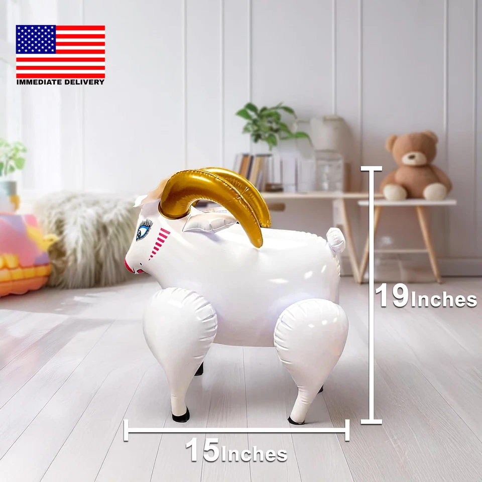 Inflatable Sheep | Blow-Up Sheep | Sheep Themed Party Supplies | Sheep Blow up I - Image 2 of 4