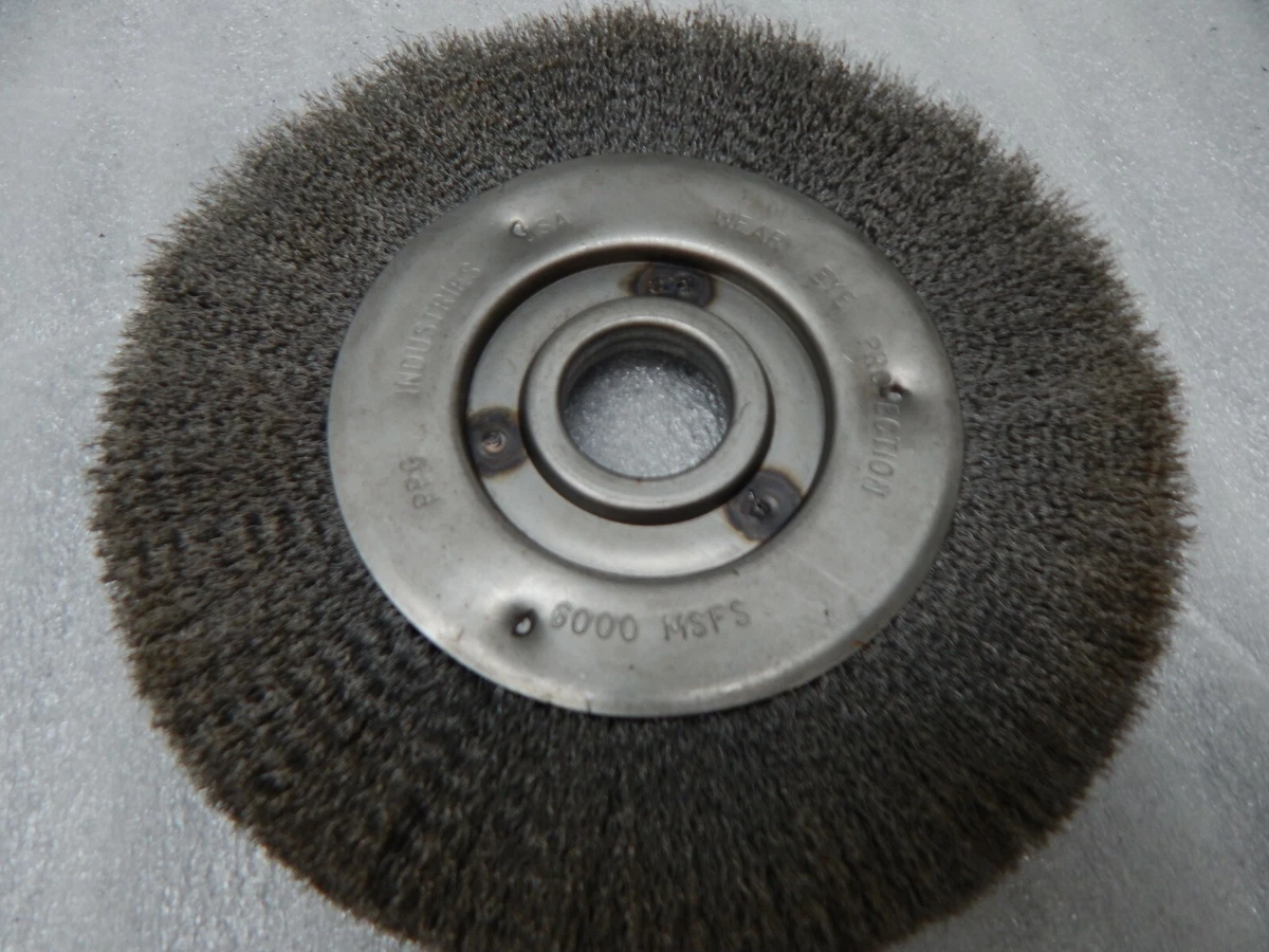 PPG Industries 6x3 4x1 Steel fine Wire Wheel Brush for Grinder