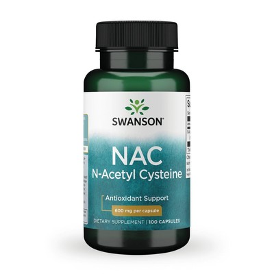 Swanson N Acetyl Cysteine 100 Count Antioxidant Support Supplement Daily Well...