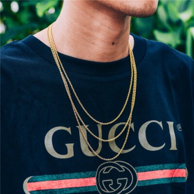$2000 10K Solid Yellow Gold Necklace Gold Rope Chain 16'' 18'' 20'' 22'' 24'' 26'' 30
