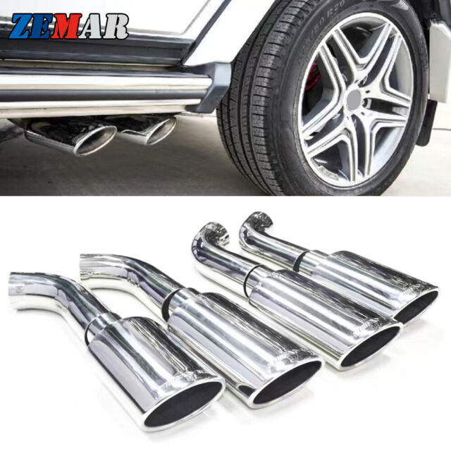 Car Exhaust Tips Tail Muffler Pipes For Mercedes G Class G500 G550 G63 AMG 16-19