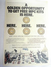 1984 Color Ad MPC Model Kits