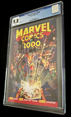 Marvel Comics # 1000 ALEX ROSS  Variant Cover CGC 9.8  AVENGERS Spiderman Hulk 
