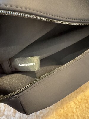 Burberry Logo Clutch Toiletry Bag Cosmetic Pouch Travel Case