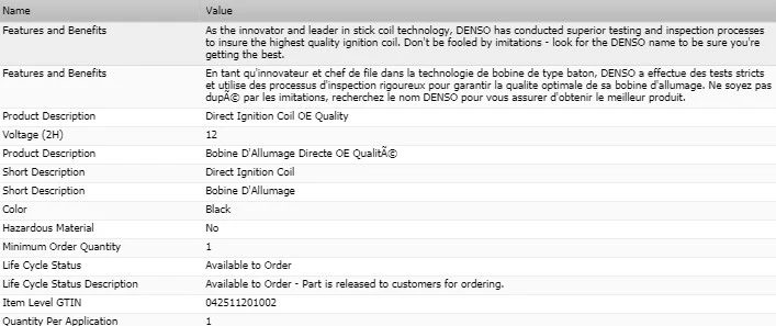Denso Direct Ignition Coil For 2006-2009 VOLKSWAGEN PASSAT L4-2.0L - Image 2 of 4