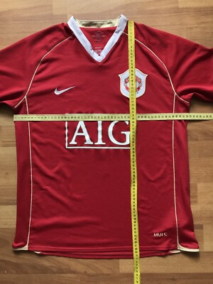 MANCHESTER UNITED 2006 2007 HOME FOOTBALL SHIRT JERSEY NIKE # 7