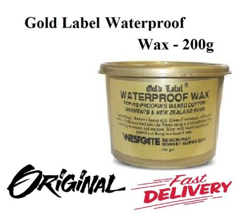 Gold Label Waterproof Wax Clothing Care For Re-Proofing Waxed Cotton 200g & 400g - Afbeelding 1 van 5