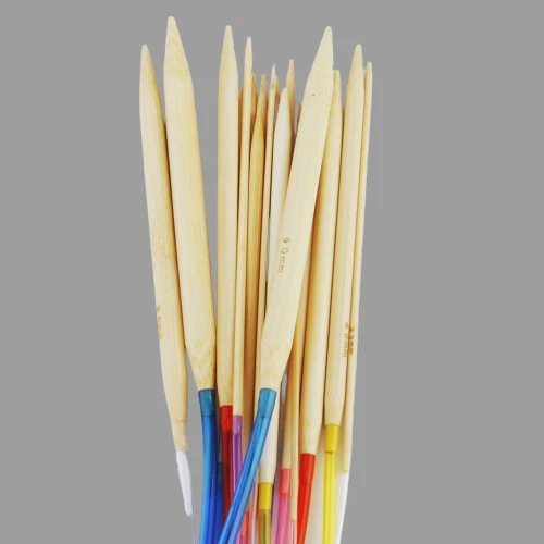 Rundstricknadeln für Socken+ Bambus+ Länge 40cm+ verschiedene Größen - Bild 2 von 2