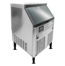 Omcan USA 47774 20" Air Cooled Half Cube 121,3 lb Undercounter Ice Machine wi...