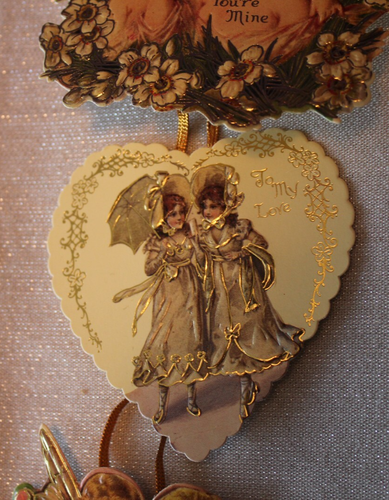 Vintage Merrimack Publishing Corp. Victorian Valentine Dated 1976 - Picture 3 of 6