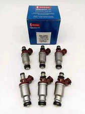 23250-46030 6x Denso Fuel Injectors Fit 92-95 Toyota Supra Lexus GS300 SC300