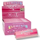 Elements Pink King Size Slim Rolling Cigarette Smoking Paper 5 10 25 50 booklets