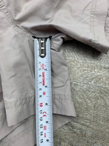 Vintage 90er Helly Hansen Activewear Wandershorts Gr. L beige hellbraun gefüttert 4" Schrittlänge HH - Bild 9 von 13