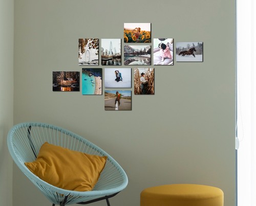 [Pack of 4] Clip Frames GLASS/STYRENE Photo Picture Frameless Frame Portrait - Picture 27 of 48