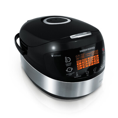 Multikocher REDMOND RMC-M90 Russisch Мультиварка Multiwarka Multicooker schwarz