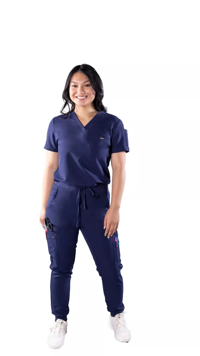 MED 1 Jogger Scrub Set Navy Blue