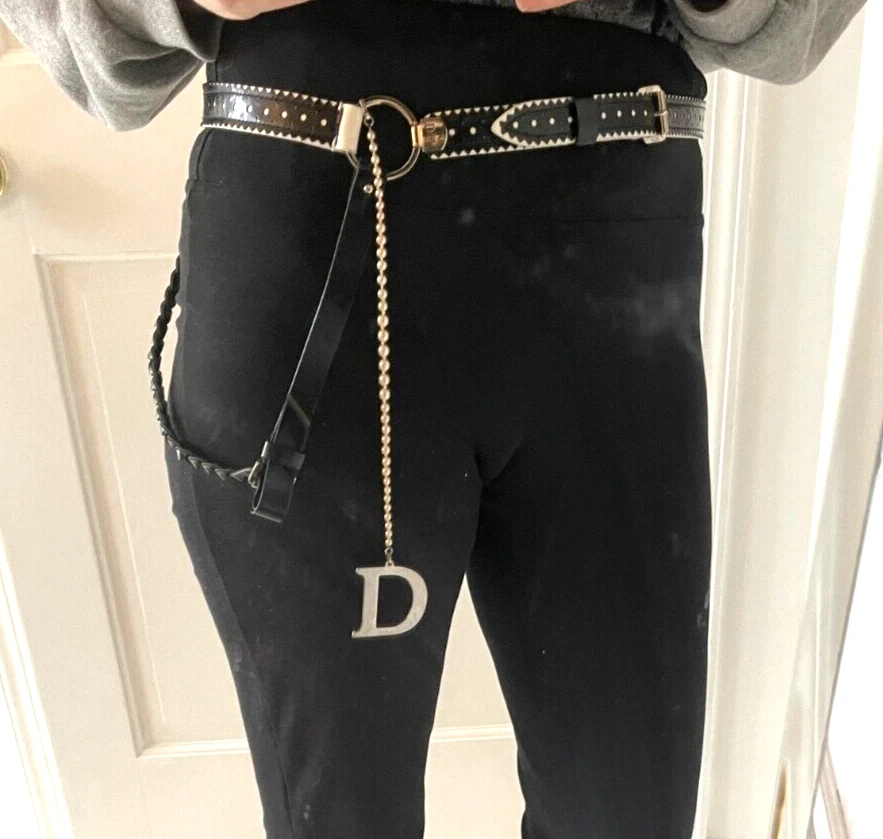 Super rare ceinture Christian Dior avec perles époque John Galliano 2005