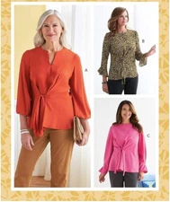 Butterick Sewing Pattern 6813 10952 Tunic Top Misses Size 16-24