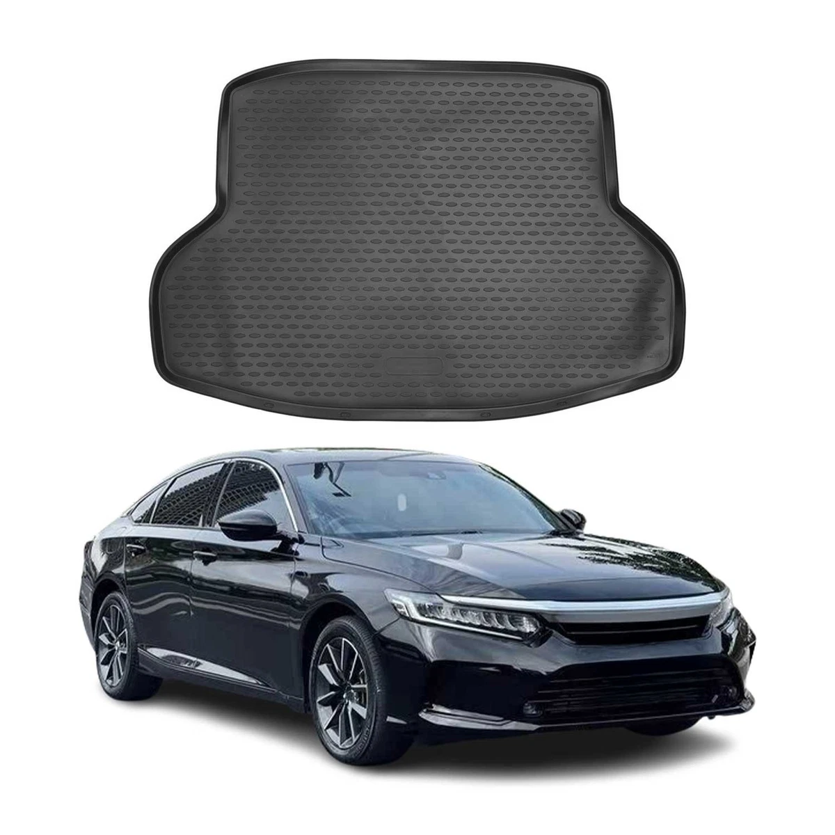 Custom Carpet Floor Mats For Honda Insight - Black/Grey/Tan, 1 Year Warranty