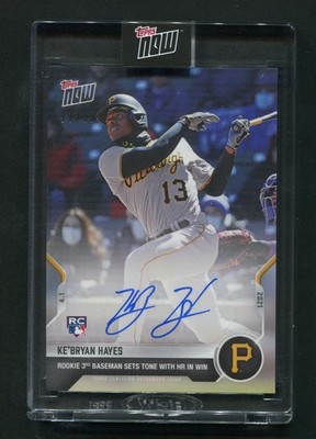2021 Topps Now Ke'Bryan Hayes RC #2A Autograph Auto Pirates /99