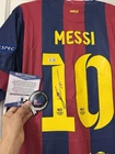 Lionel Messi Signed FC Barcelona #10 Soccer Jersey Final Berlin 2015 BAS COA