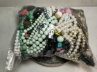 Huge Lot Costume Jewelry Necklaces 6.45 POUNDS of Vintage to Now MIXED DOZENS A+