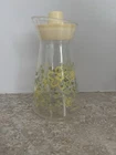 VTG Pyrex Crazy Daisy Spring Blossom Green Carafe Pitcher