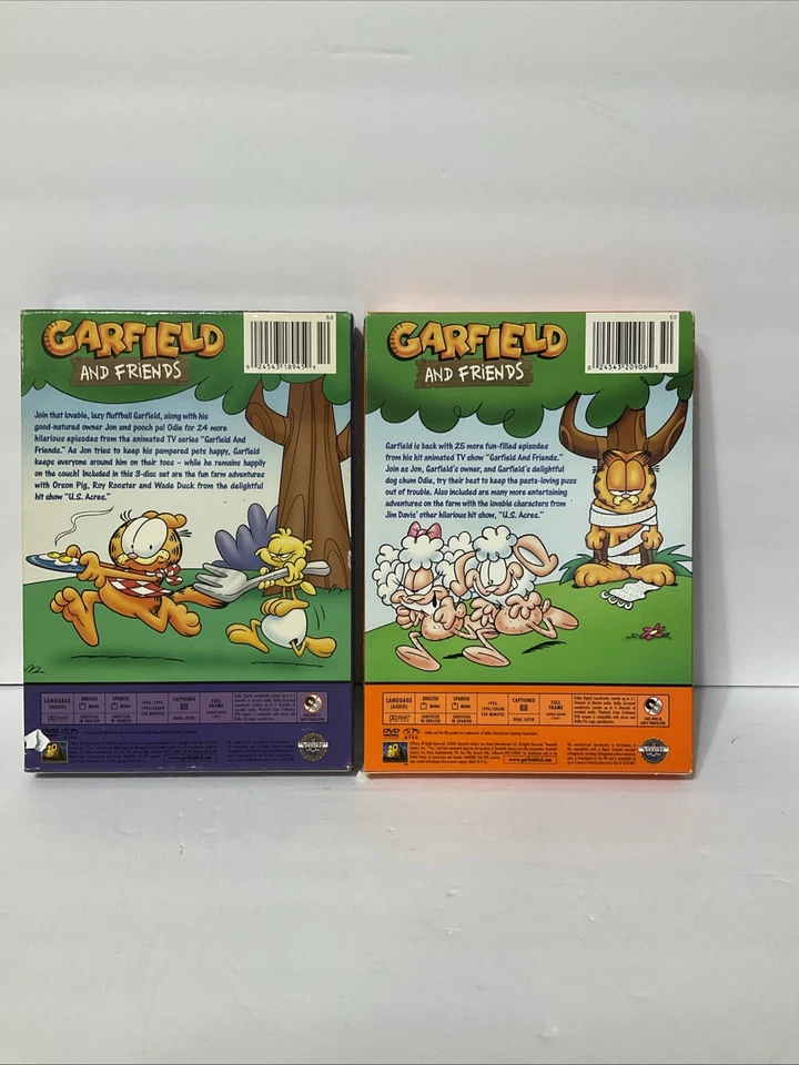 Garfield and Friends Volume 4 & Volume 5 - 3 Disc DVD Box Set - FastShip! - Image 2 of 2