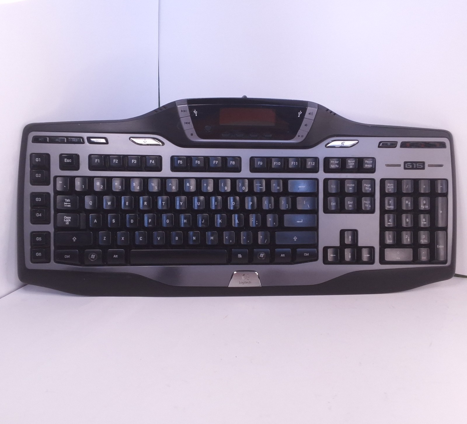 ​Logitech G15 v2 Gaming Keyboard LCD Screen 6 G-Keys Orang