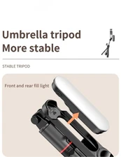 Bluetooth Selfie Stick Tripod w/ Wireless Remote | Extendable Mini Phone Stand