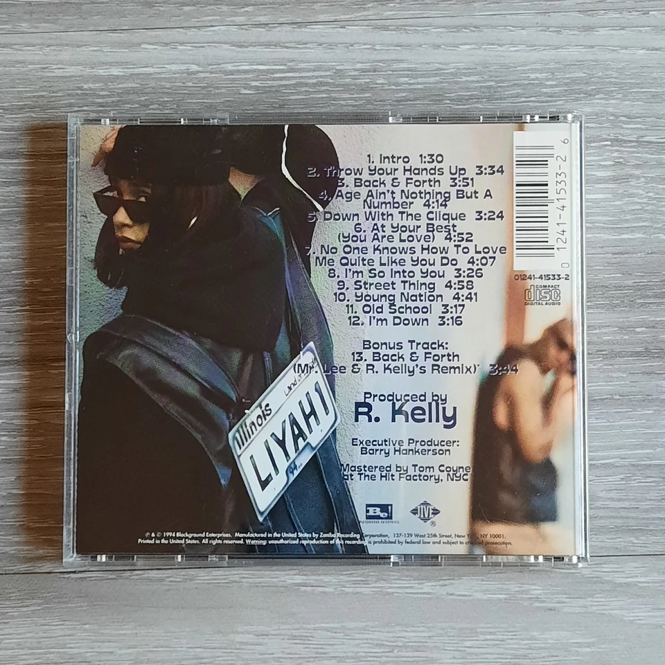Aaliyah - Age Ain't Nothing But A Number CD 1994 R&B Jive - Image 2 of 4