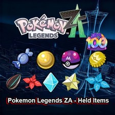 Pokemon Held Items✨Legends Z-A ✨Balls & Candies & Stone ✨ Pokemon Legends ZA ✨