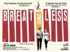 Breathless (1960) — Premium Poster, retro Decor