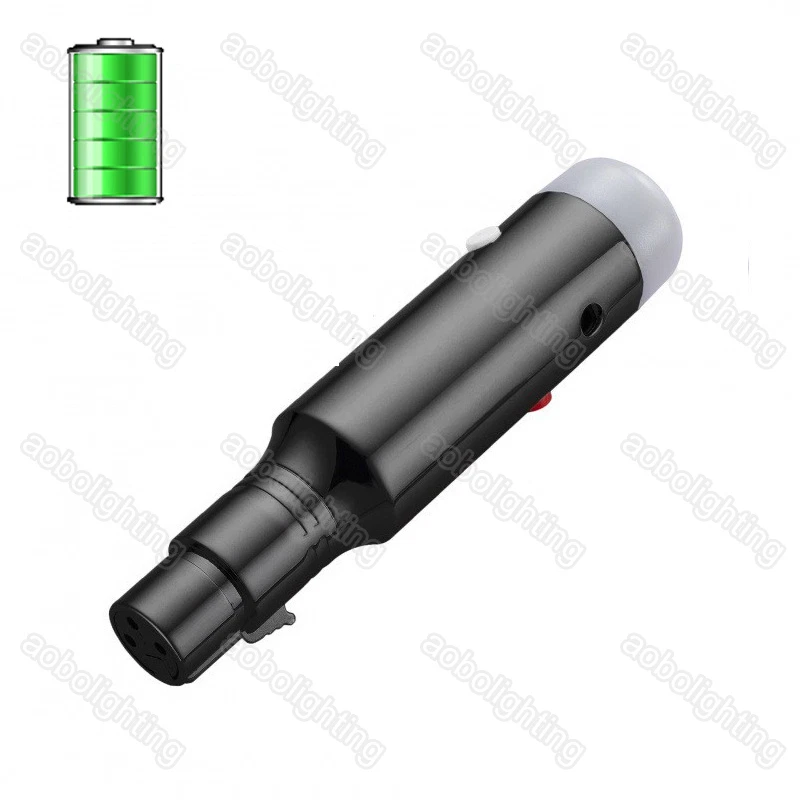 Battery Chargeable Wireless DMX Receiver DJ Controller Disco Stage Light Effect - Image 3 of 4