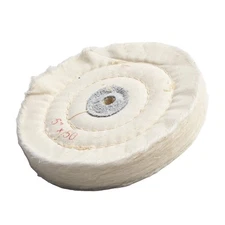 Cotton White Buffing Wheel 5 Metal Polishing Tool For Bench Grinder Machines