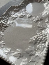 9”x 6” White Serving/Ladle Dish Arnart Traditional American Porcelain Japan