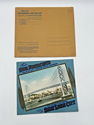 #ad #ad 1944 San Francisco to Salt Lake City Western Pacific Railroad Souvenir Book $34.99