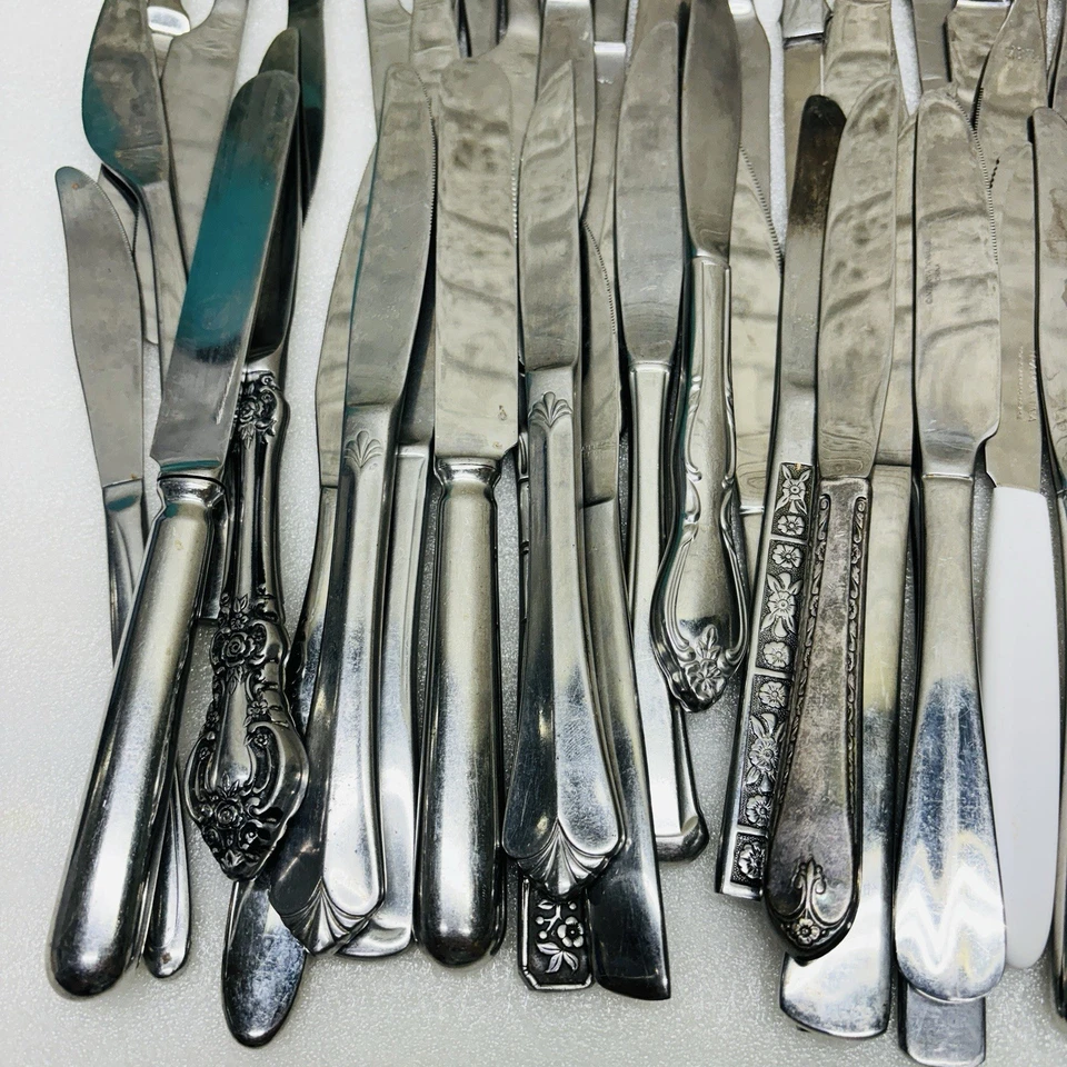 Смешанный лот 75!! Различные из нержавеющей стали ужин нож искусства ремесла ювелирных изделий свадьбы - Изображение 2 из 4