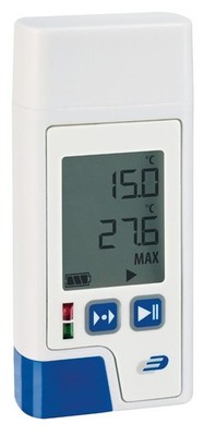 TFA Dostmann LOG200 Temperatur-Datenlogger 150000 Speicher USB ISO weiß
