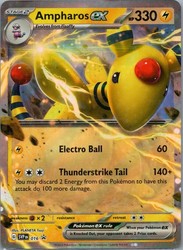 Ampharos ex 016 SVP Black Star Promo Holo