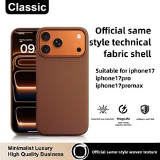 High Quality Original Technology Woven Case For IPhone 17 Magnetic Cover