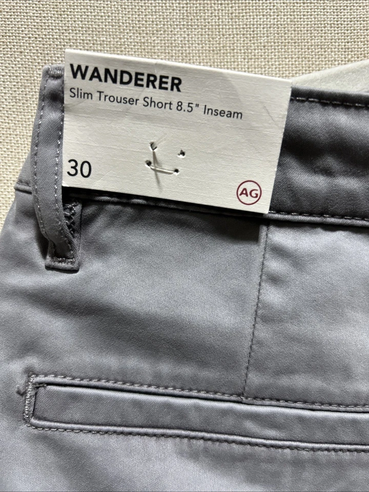 AG Adriano Goldschmied The Wanderer 8.5” Trouser Short Size 30 NWT Ocean Breeze - Image 4 of 4