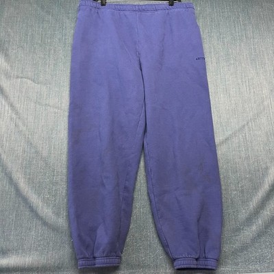 Aritzia Women's Joggers Size XL Purple TNA Mega Fit Sweatfleece Cozy Sweatpants