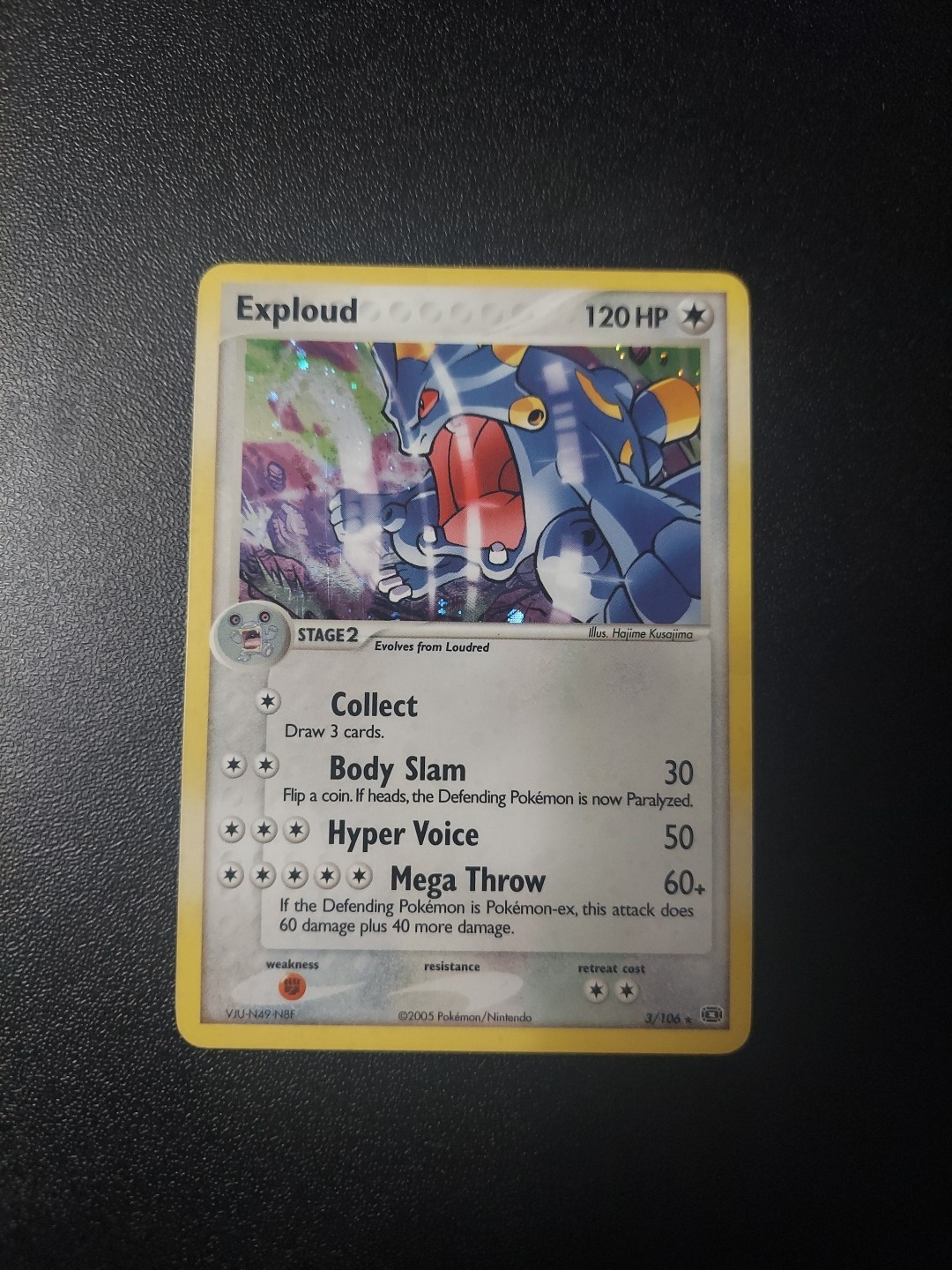Exploud 3/106 Holo Pokémon Emerald LP
