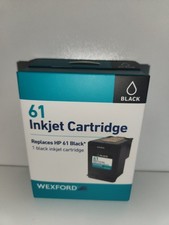 New WEXFORD Inkjet Cartridge Replaces HP 61 Black Ink Cartridge Brand New