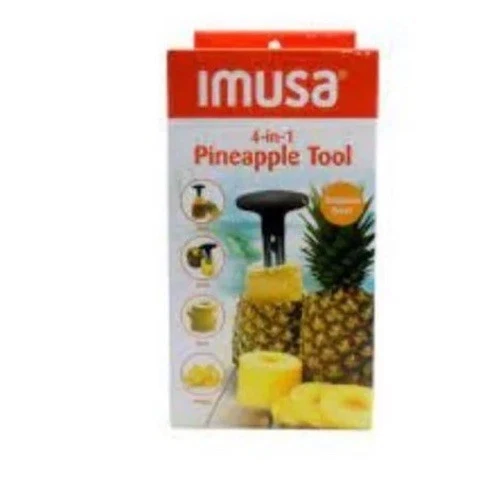 NEW Stainless 4-in-1 Kitchen Pineapple Fruit Peeler Tool Peels Core Slices Wedge