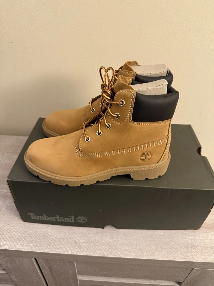 Timberland 6 pulgadas Clásica Bota Impermeable Estilo Juniors # 10910 Foto 3 de 4