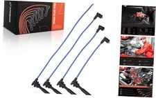 4 PCS Spark Plug Wires Compatible with Hyundai Elantra 1996-2012, Tucson 2005