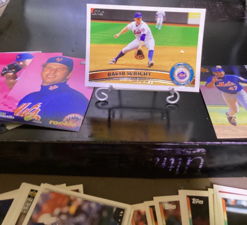 New York Mets - Lote de 95 tarjetas de béisbol surtidas 1994-2011 YRS Wright, Bonilla+ Foto 3 de 4